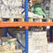industriële op zwaar werk berekende opslagplanken met houten raad/ladingskooi/pallet