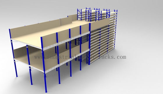 Kopen Maximaliseer de opslagruimte met stalen mezzanine vloer Combineer met planken systeem. online vervaardiging