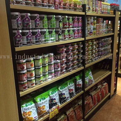 kopen De lichte Plichtsgondel schort Supermarkt het Rekken Eiland/Beëindigeneenheden 5 Niveaus elk op online vervaardiging