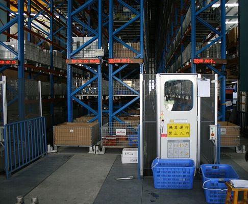 kopen De geautomatiseerde Rekken van de het Systeem Industriële Pallet van de Opslagherwinning voor Pakhuis online vervaardiging